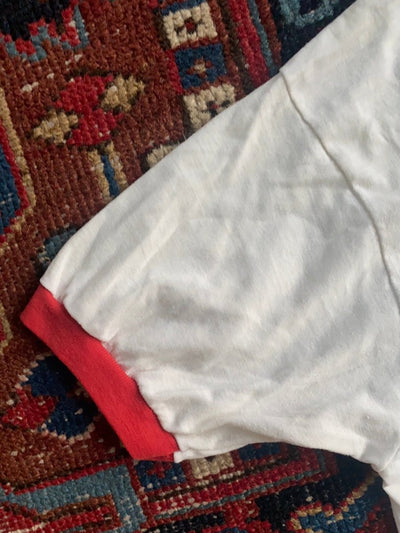 Vintage 80's Soccer Ringer Tee - Diamonds & Rust