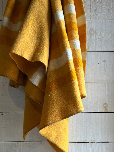 Vintage Baron Wool Camp Blanket - Diamonds & Rust