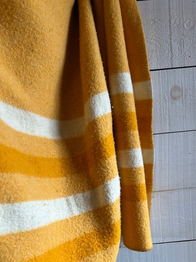 Vintage Baron Wool Camp Blanket - Diamonds & Rust
