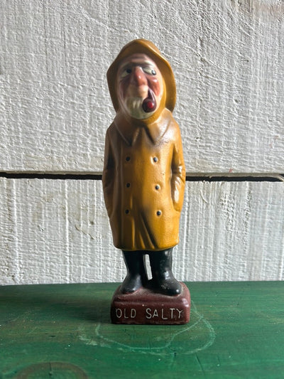 Vintage Gloucester Fisherman Salt Shaker - Diamonds & Rust