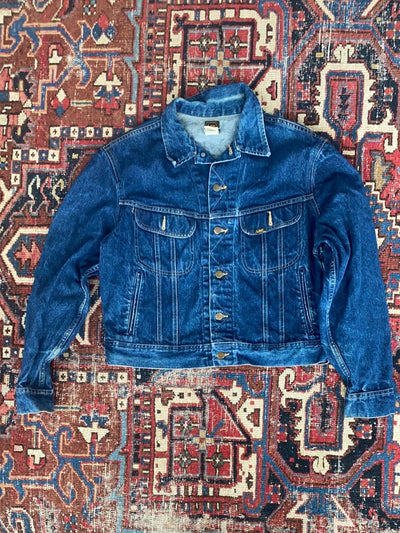 Vintage LEE Denim Jacket - 46 - Diamonds & Rust