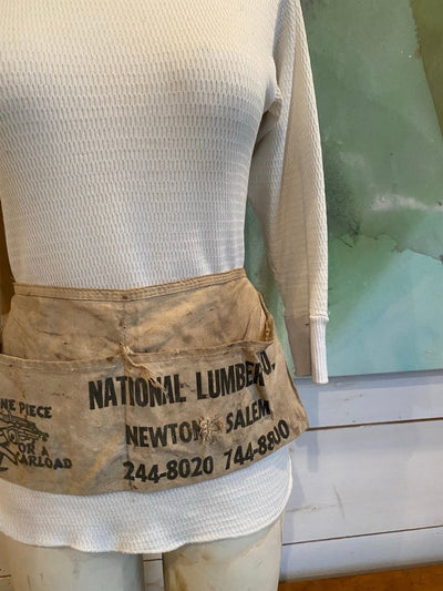 Vintage National Lumber Co. Apron - Diamonds & Rust