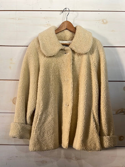 Vintage ORVIS Sherpa Coat - Diamonds & Rust