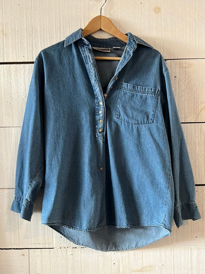 Vintage Pop Over Shirt - Diamonds & Rust
