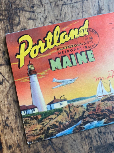 Vintage Portland, Maine Post Cards - Diamonds & Rust
