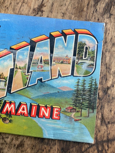Vintage Portland, Maine Post Cards - Diamonds & Rust