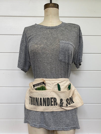 Vintage Thunander & Son Apron - Diamonds & Rust