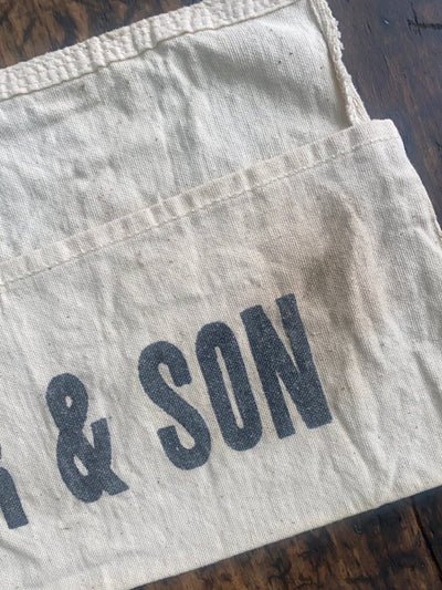 Vintage Thunander & Son Apron - Diamonds & Rust