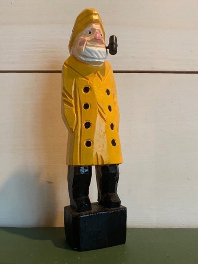 Vintage Wooden Fisherman - Diamonds & Rust
