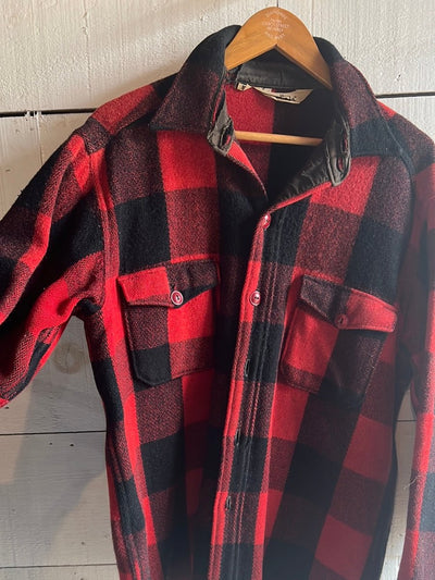 Vintage Woolrich Buffalo Plaid Barn Coat - Diamonds & Rust