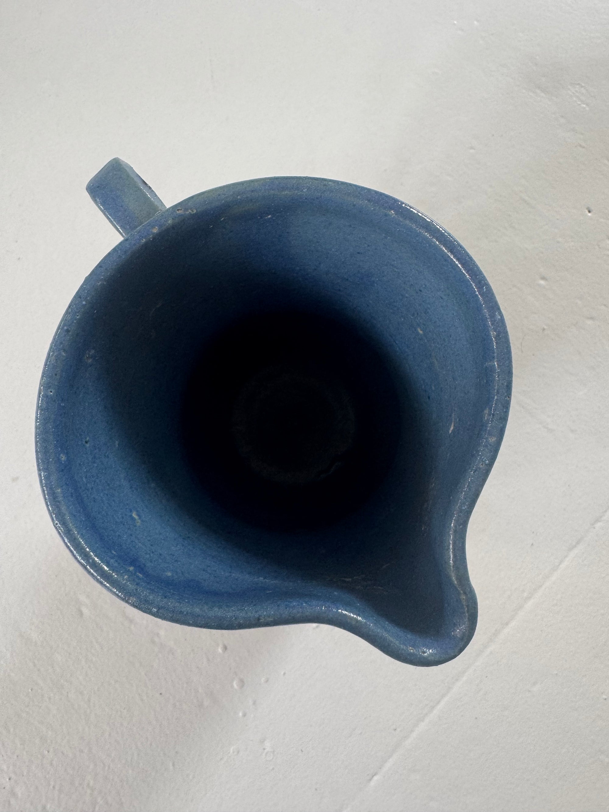 VTG Blue Ceramic Creamer