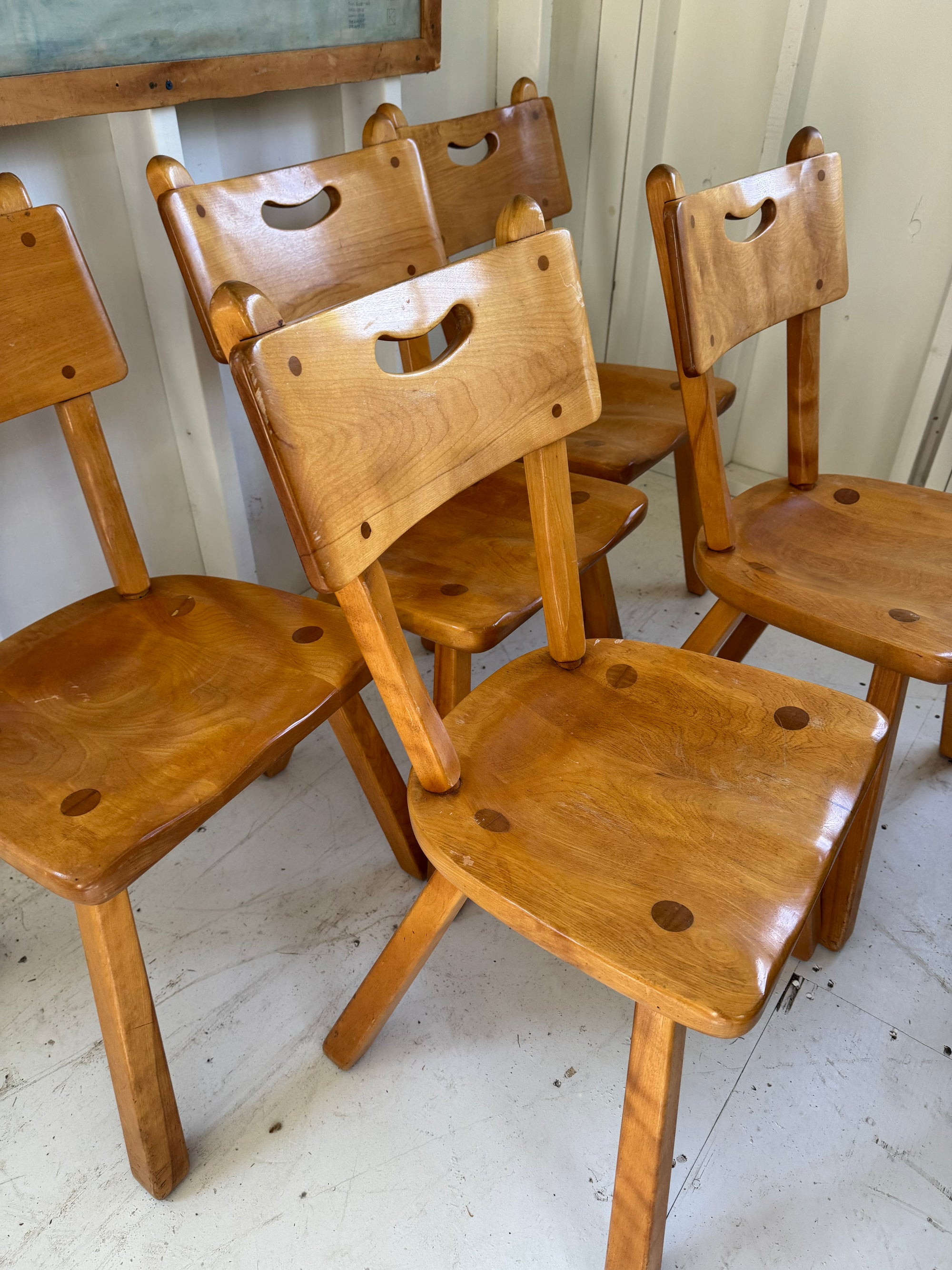 VTG Cushman Colonial Creations Dining Table + 5 Chairs
