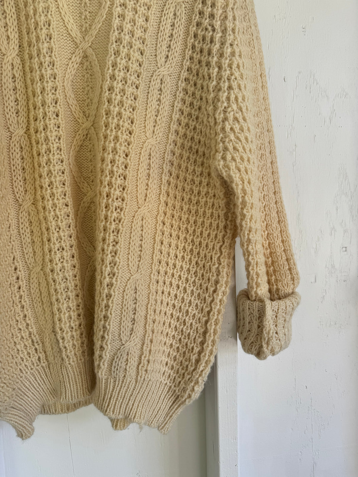 Vintage Pure Wool Fisherman's Sweater