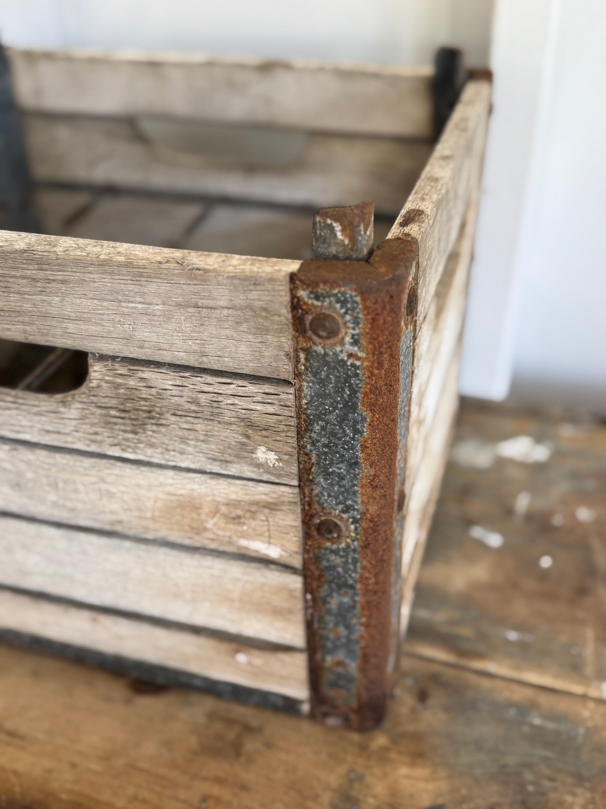 Vintage Shaw’s Dairy Wood Crate