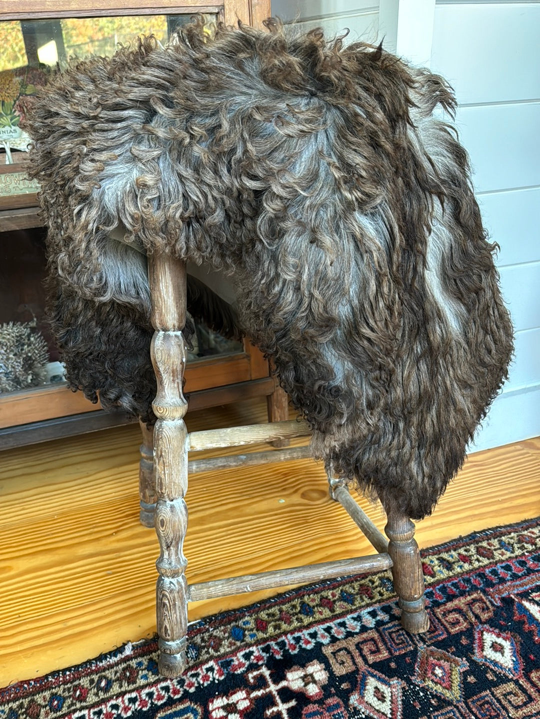 Sheep Skin - Brown + White