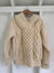 Vintage Hooded Fisherman's Sweater