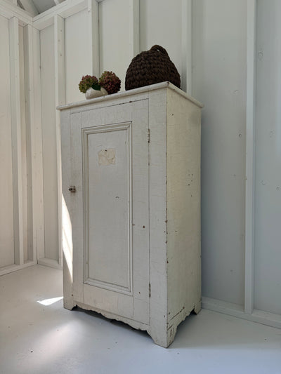 Antique Early 1900s Cabinet - Painted White