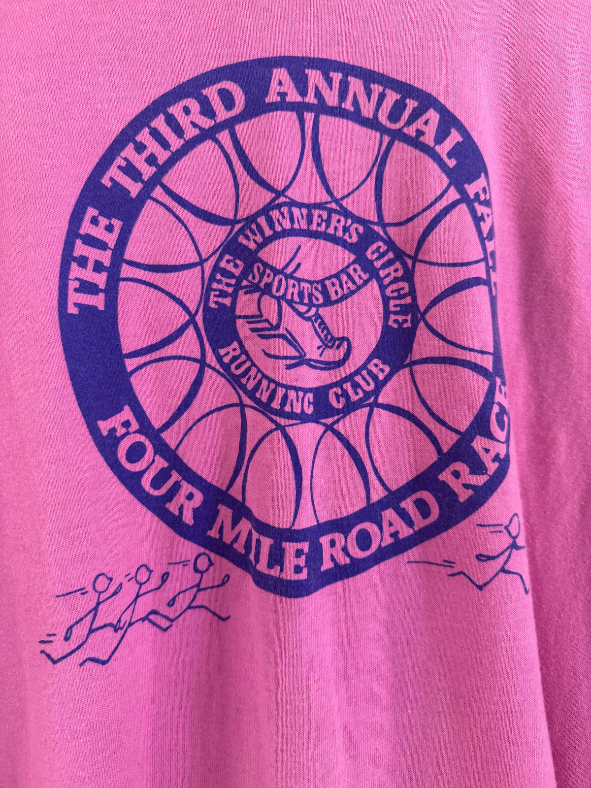 Vintage 80s Winner's Circle Running Club Long Sleeve