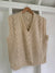 Vintage Wool Fisherman's Sweater - V Neck Vest