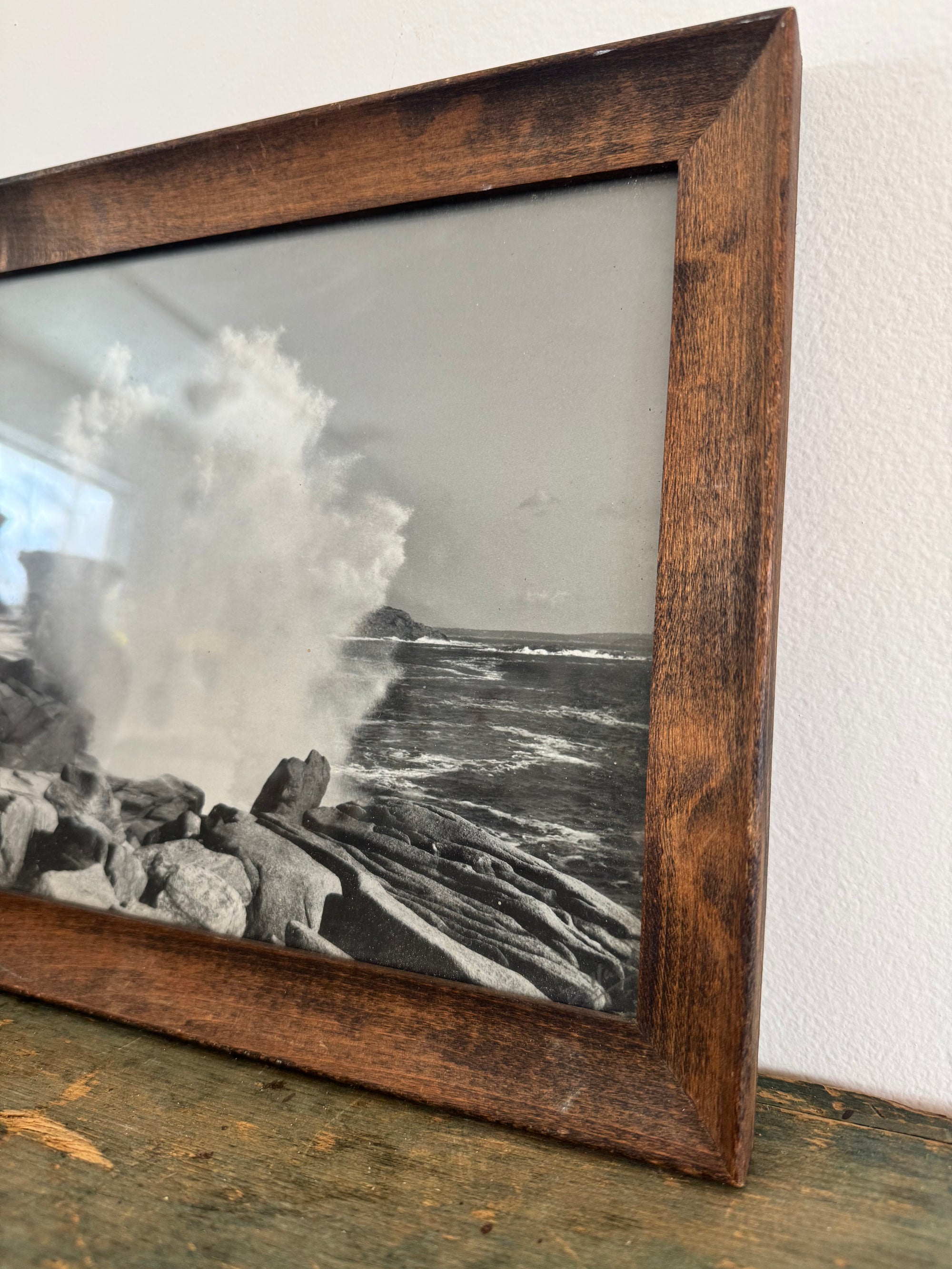 Vintage Framed Black + White Photo