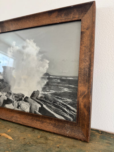 Vintage Framed Black + White Photo