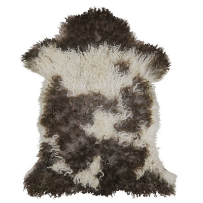 Curly Austrian Sheepskin | Natural Multi-tone | 105x60 cm