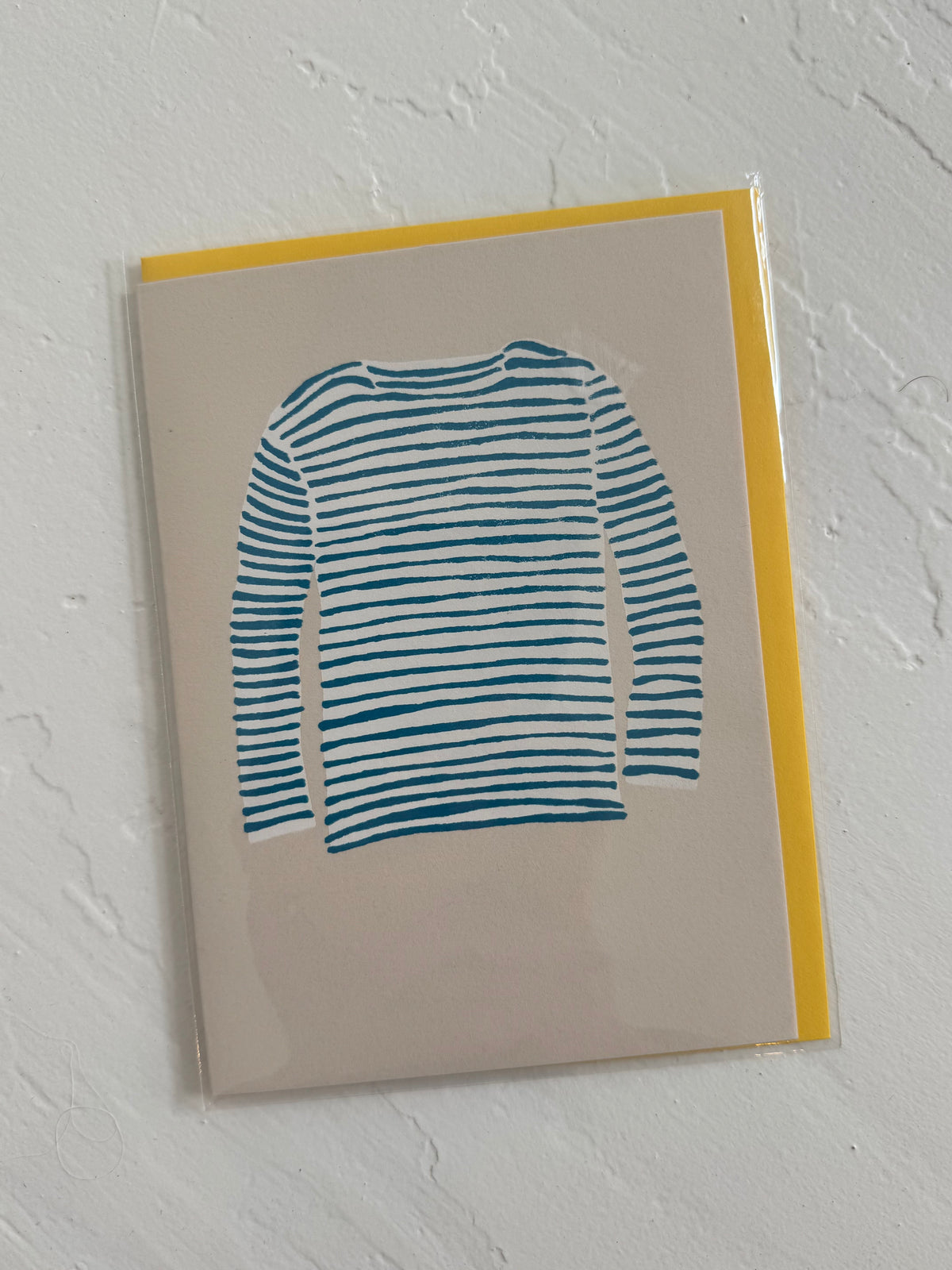 STRIPED SHIRT GREETING CARD
