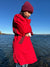 Vintage Red Trench Coat