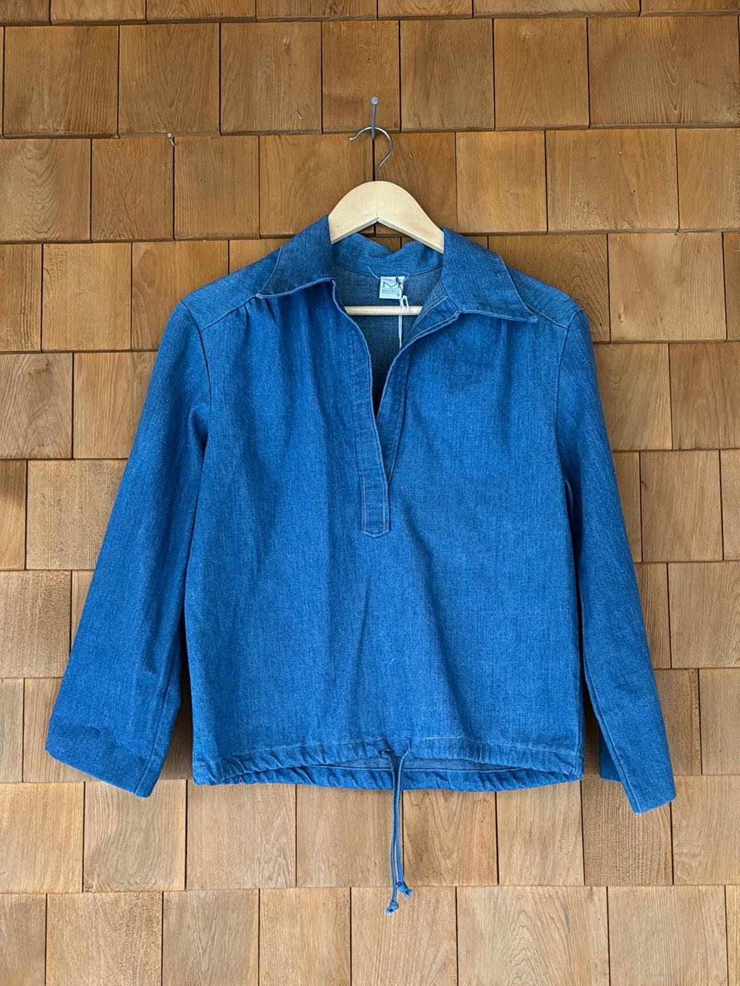 Vintage Denim Pop Over Shirt