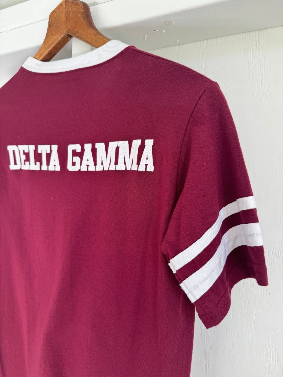 1980s Harvard Delta Gamma Football Tee - Diamonds & Rust