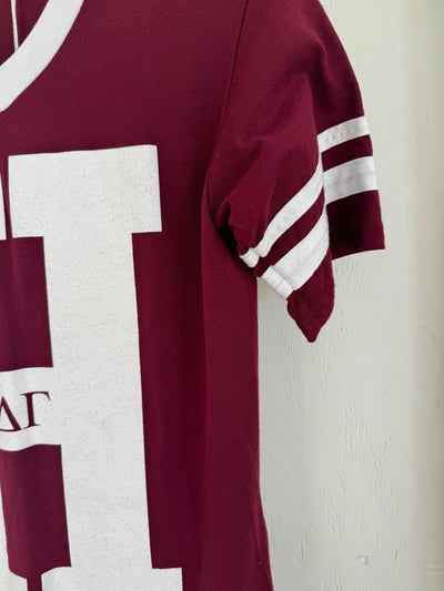 1980s Harvard Delta Gamma Football Tee - Diamonds & Rust