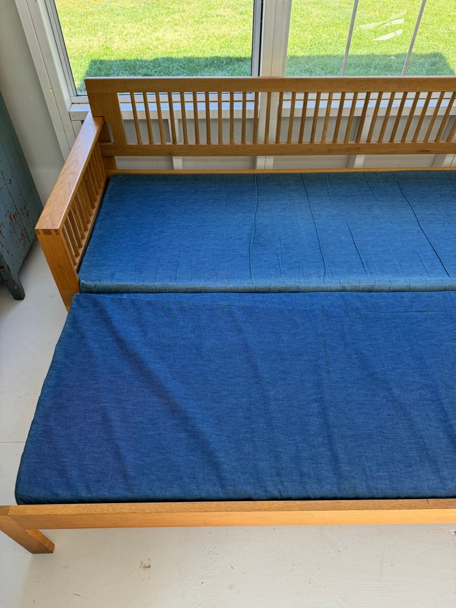 1990s Charles Webb Daybed Sofa - Diamonds & Rust