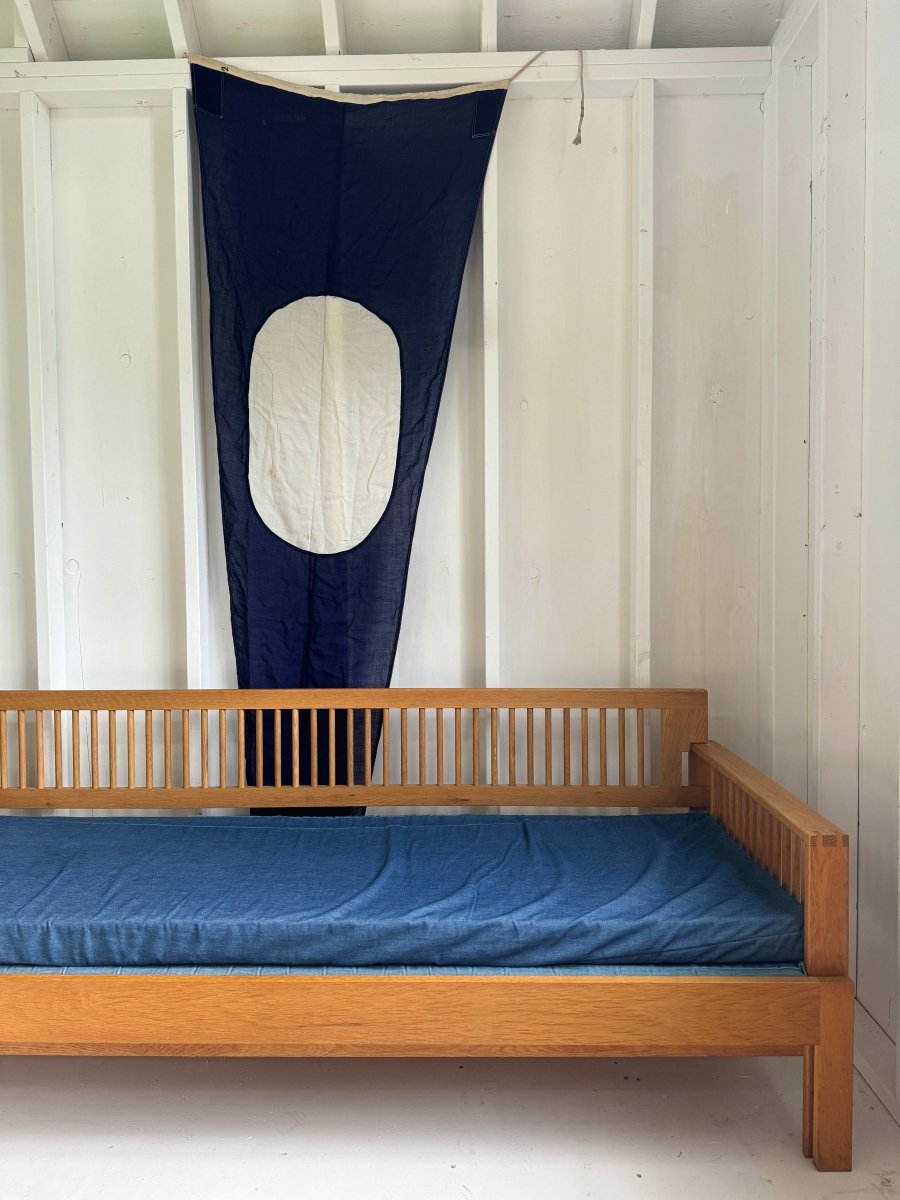 1990s Charles Webb Daybed Sofa - Diamonds & Rust