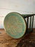 Vintage Wood Stool - Forest Green
