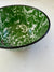 Vintage Green Splatter Enamelware Bowl