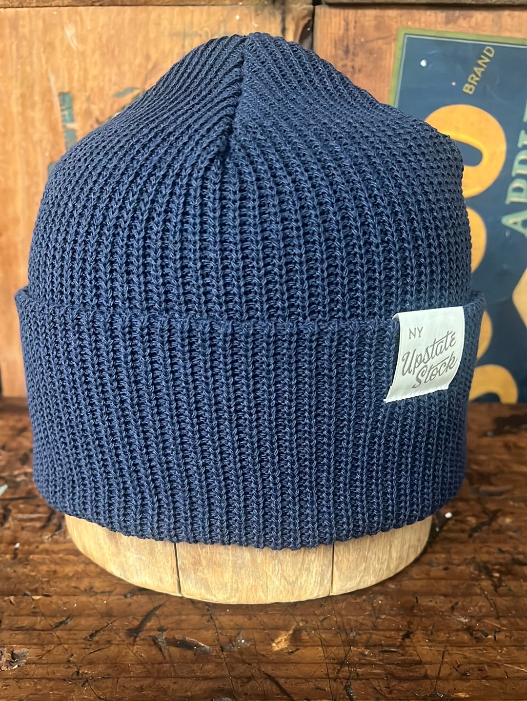 Upcycyled Cotton Watchcap - Navy