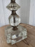 Vintage Glass Globe Table Lamp 12” Tall