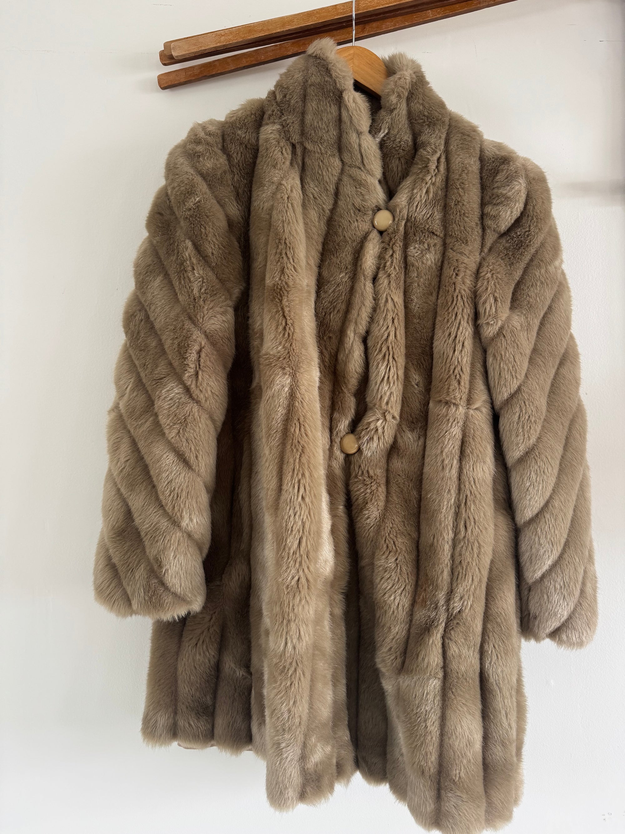 80s Fur Coat - USA VTG