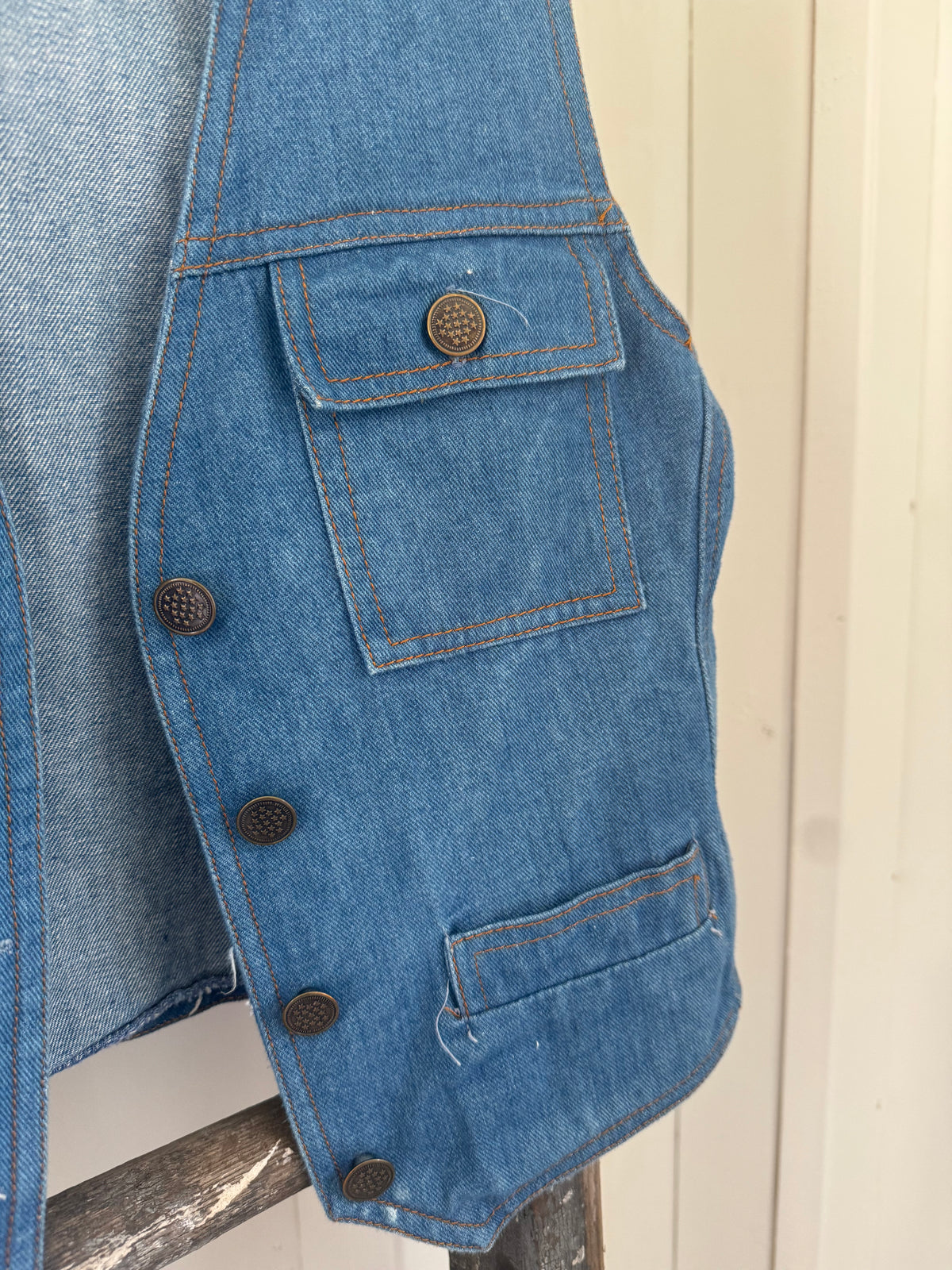 Vintage Bronson Denim Vest - Youth