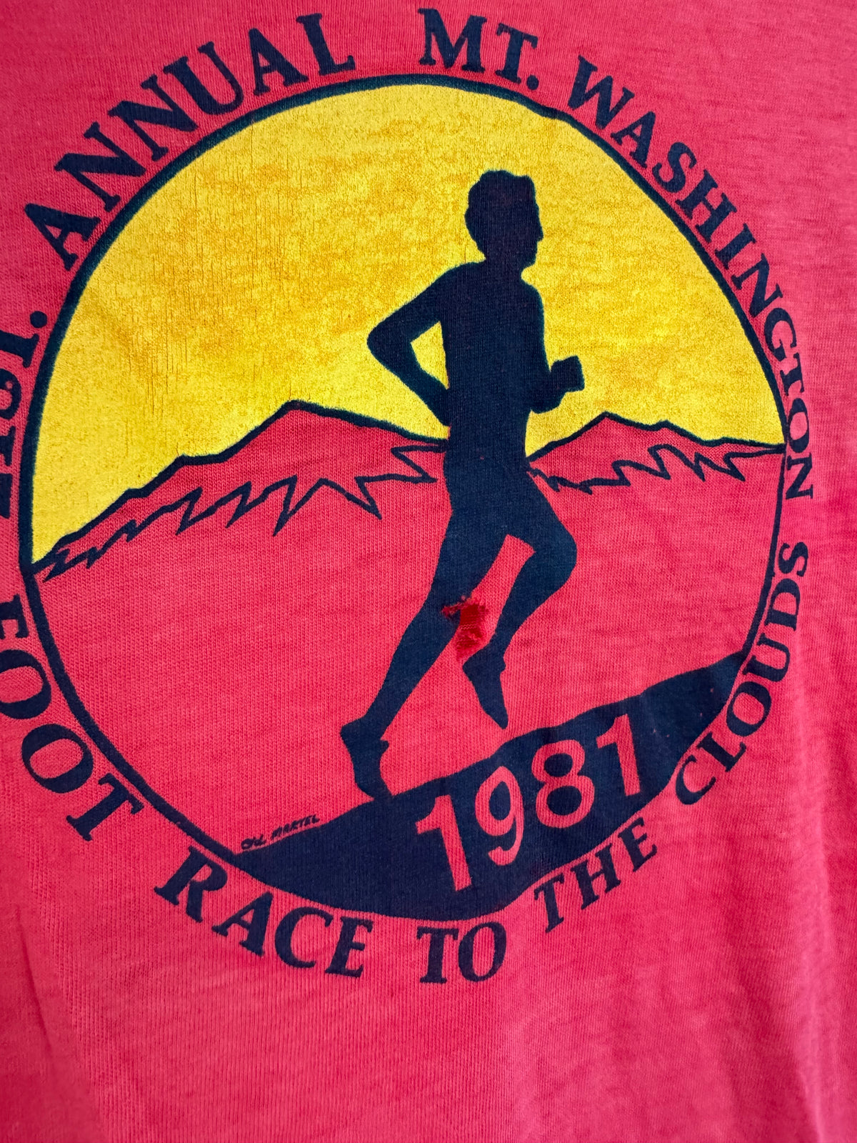 Vintage Foot Race To The Clouds Shirt