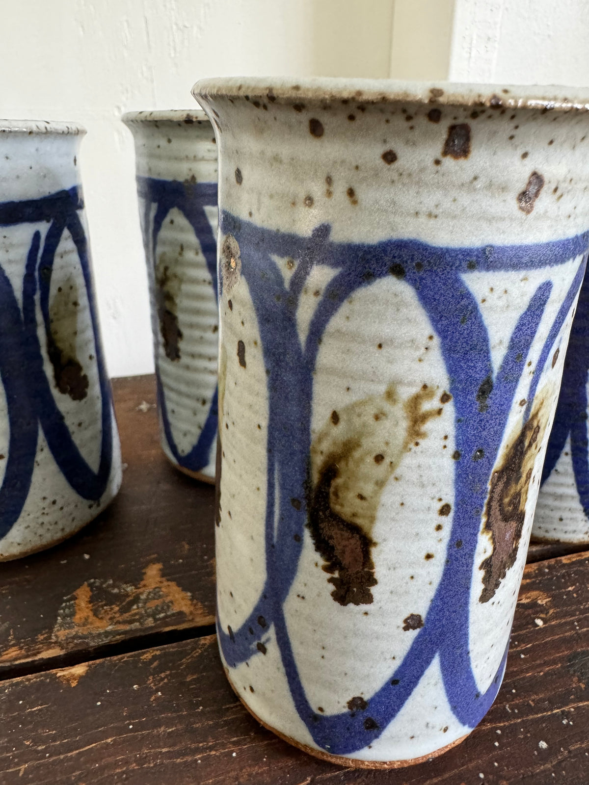 Handmade Ceramic Cups - Set of Four