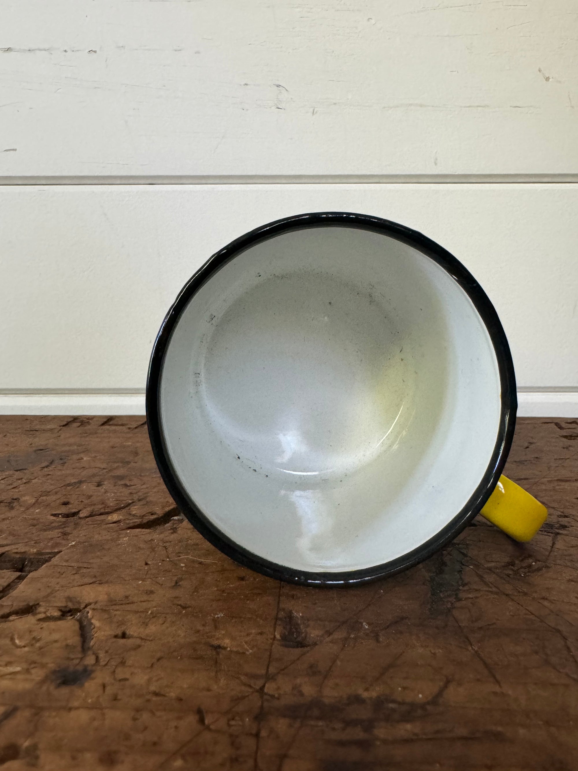 Vintage Enamel Mug 10oz Green