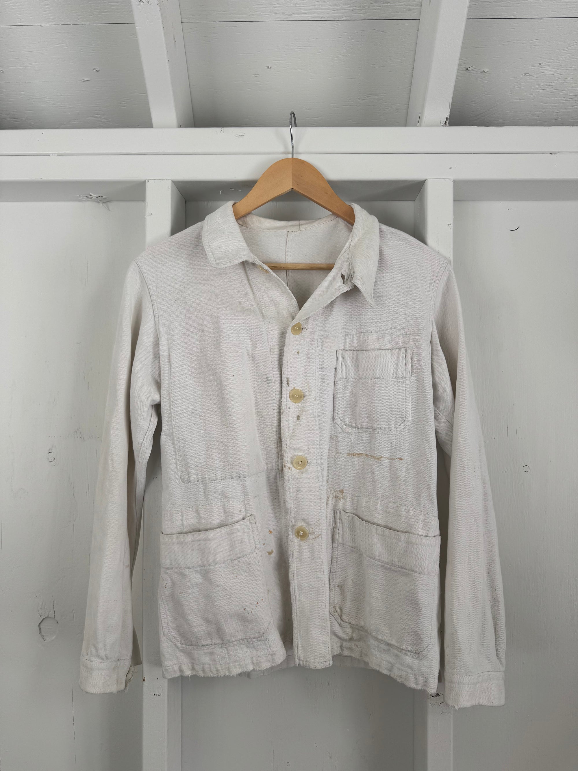 VTG Ripstop Chore Coat - White