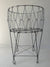 Antique Collapsible Laundry Hamper 22"