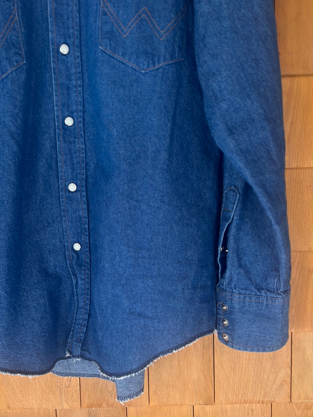 Vintage Wrangler Cowboy Cut Denim Shirt