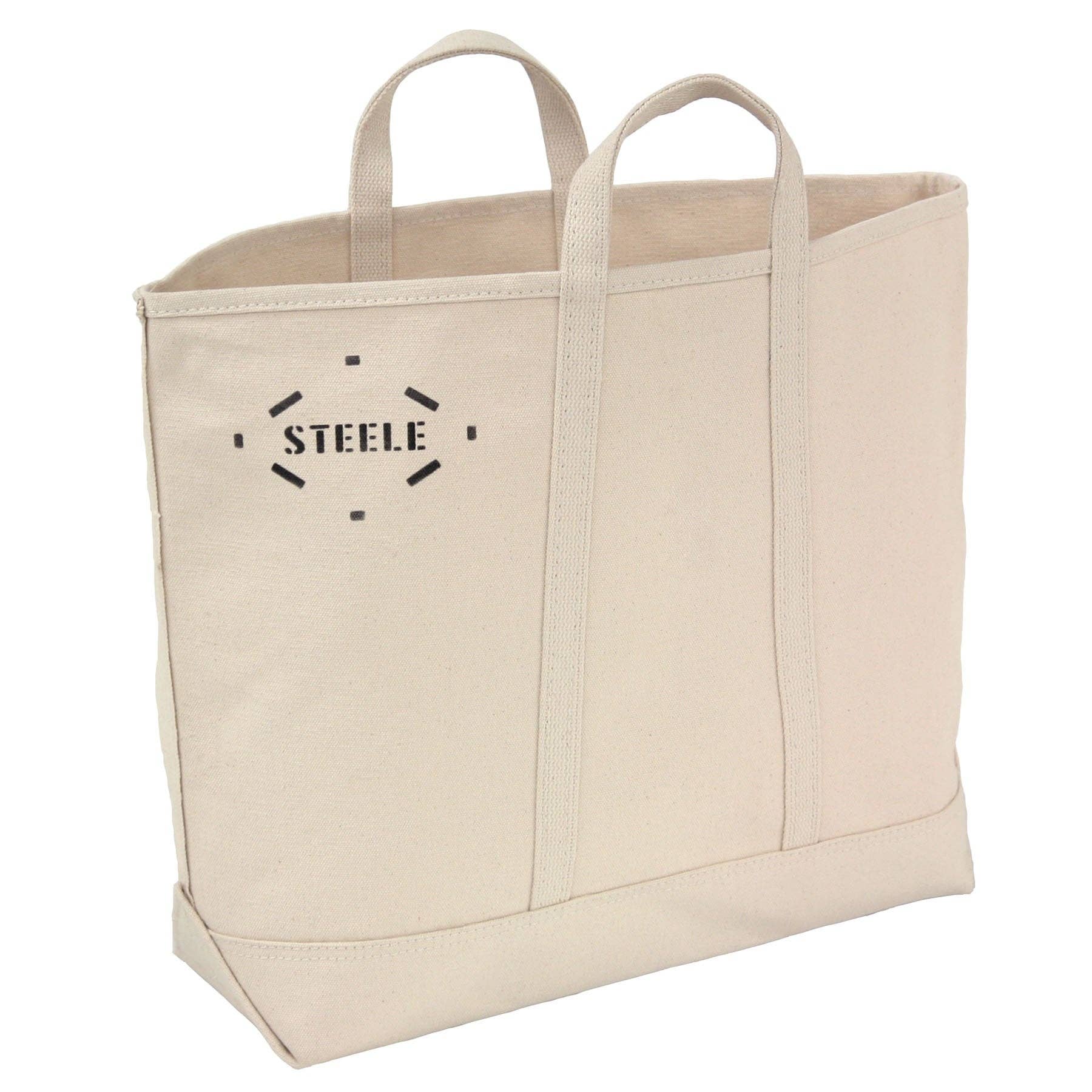 Natural Canvas Tote Bag - Medium: Natural Canvas / 10"