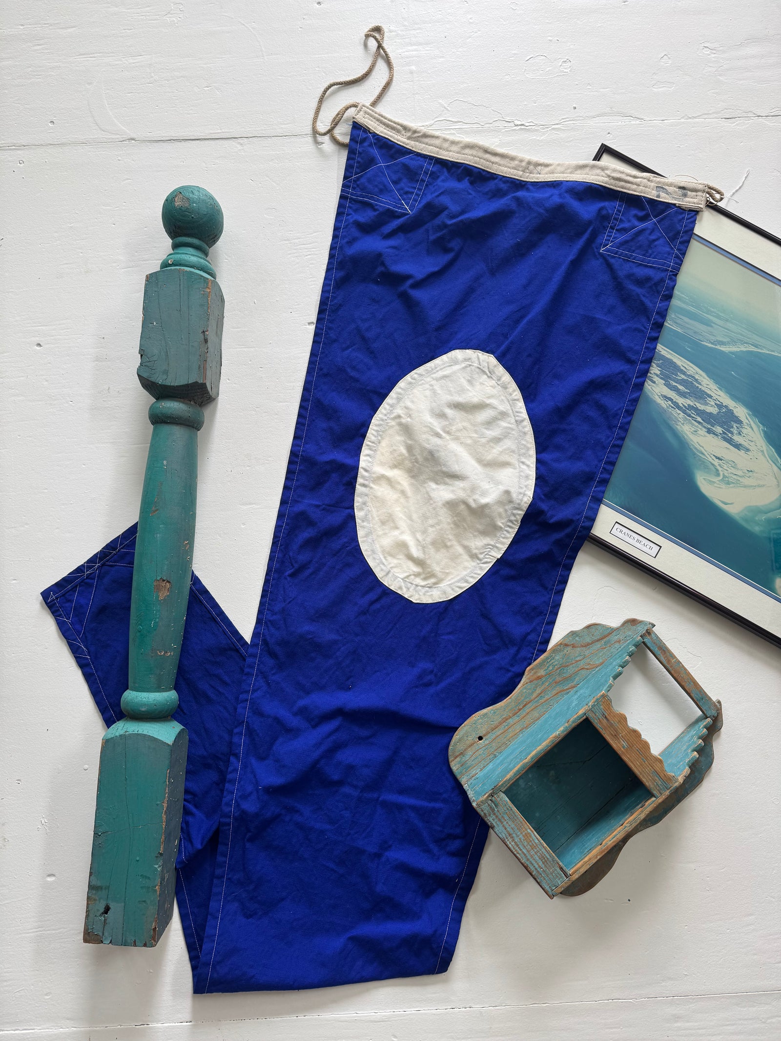 Huge Nautical Signal Flag- Marine Blue