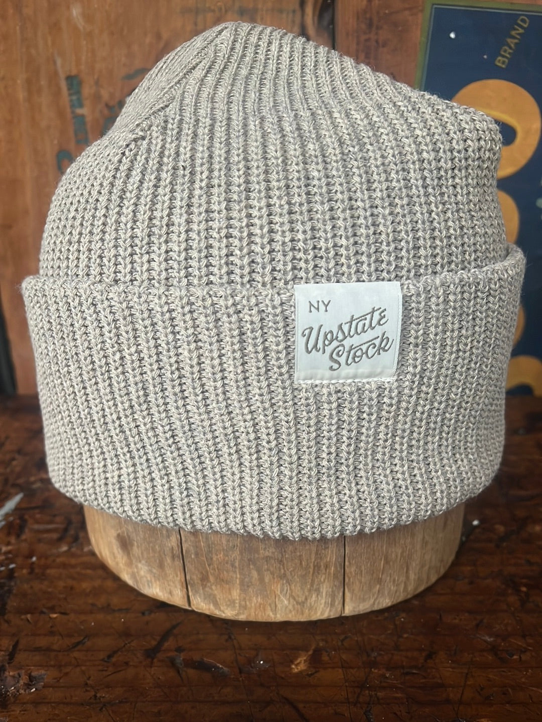 Upcycyled Cotton Watchcap - Parchment