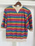 Vintage 80s Rainbow Striped Shirt