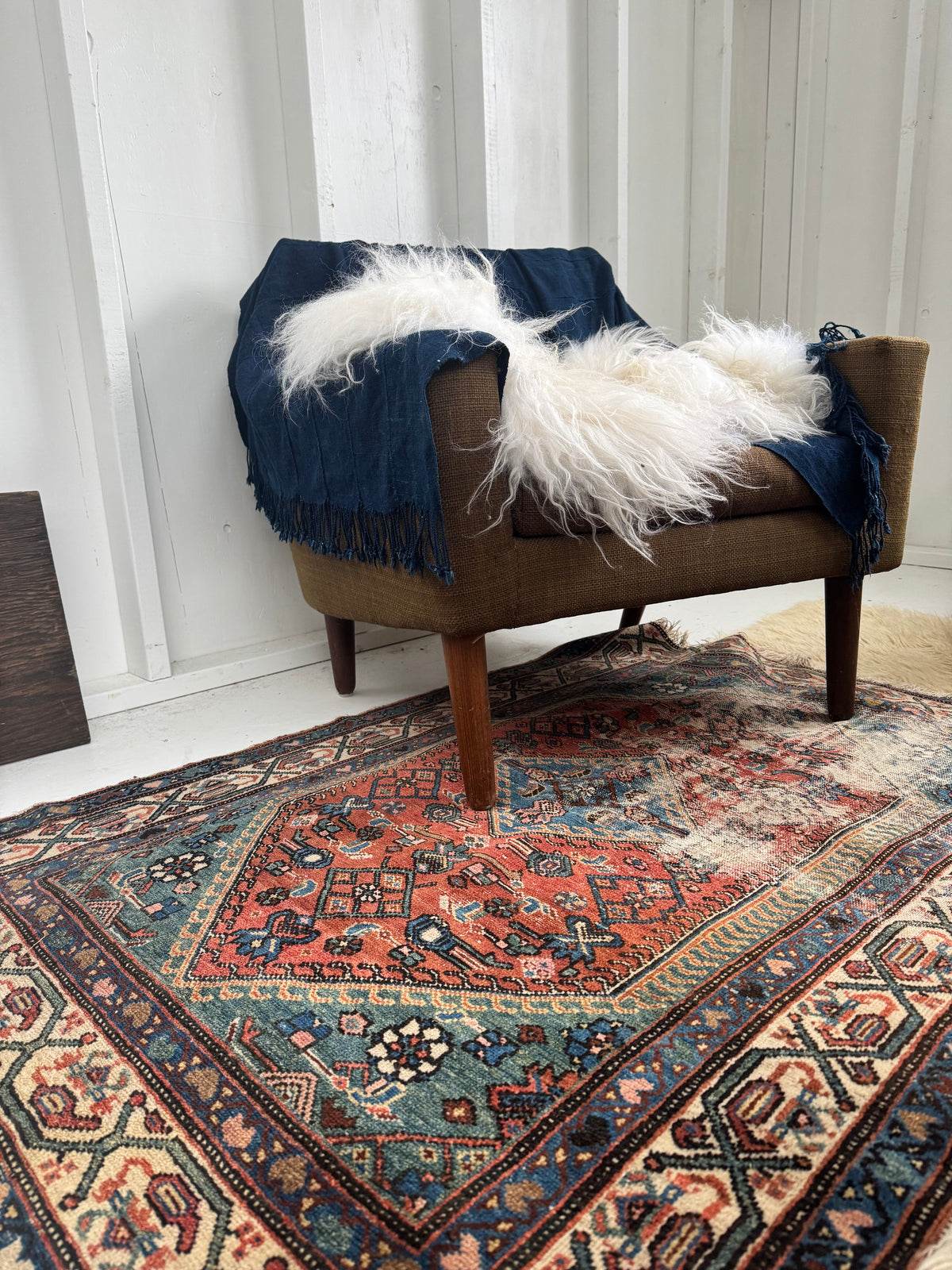 Vintage Area Rug - Blue